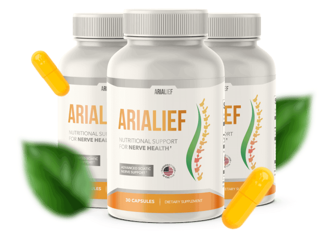 Arialief nerve relief supplement for sciatic pain