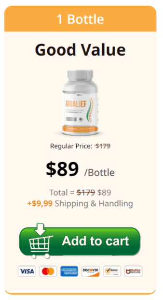 Arialief nerve relief supplement for sciatic pain